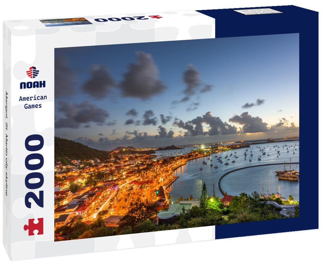 Noah Jigsaw Puzzle Marigot, St. Martin city skyline 2000 Pieces