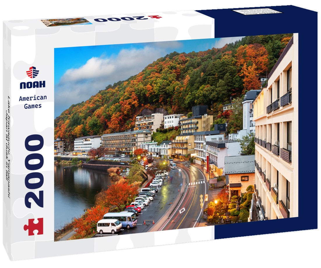 Noah Jigsaw Puzzle Lake Kawaguchi, Yamanashi, Japan at dusk in fall 2000 Pieces
