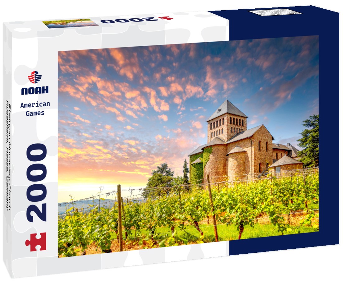 Noah Jigsaw Puzzle Rheingau Monastery Church, Rüdesheim, Hesse, Germany 2000 Pieces