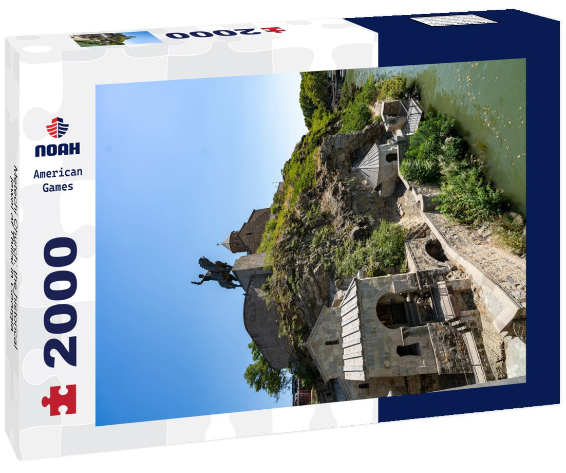 Noah Jigsaw Puzzle Metechi Church: the historical jewel of Tbilisi in Georgia 2000 Pieces