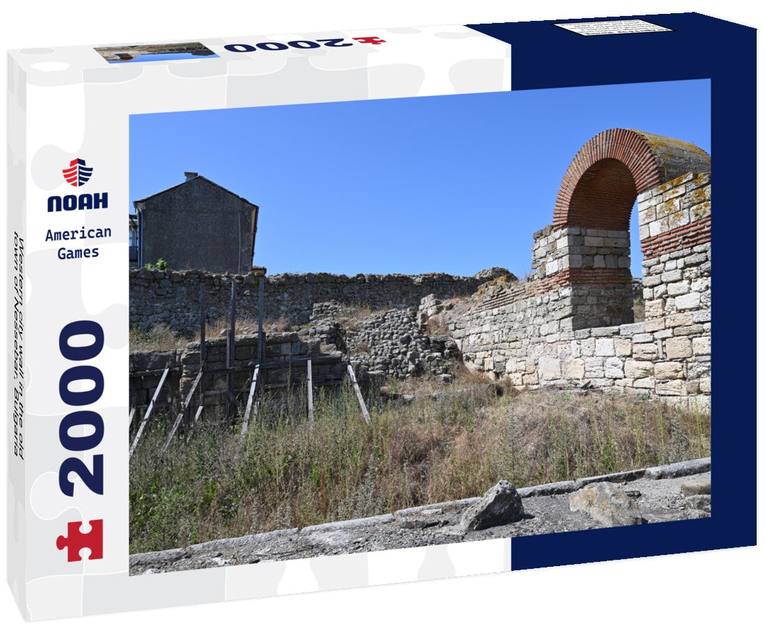 Noah Jigsaw Puzzle Western city wall in the old town of Nessebar, Bulgaria 2000 Pieces