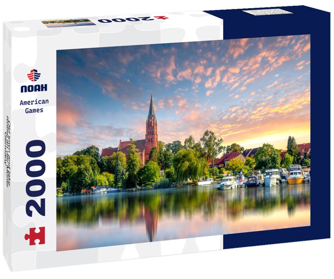 Noah Jigsaw Puzzle Old town and lake, Röbel an der Müritz, Germany 2000 Pieces