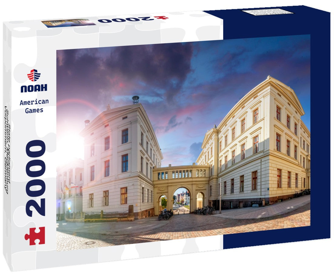 Noah Jigsaw Puzzle State parliament, Schwerin, Mecklenburg-Vorpommern, Germany 2000 Pieces
