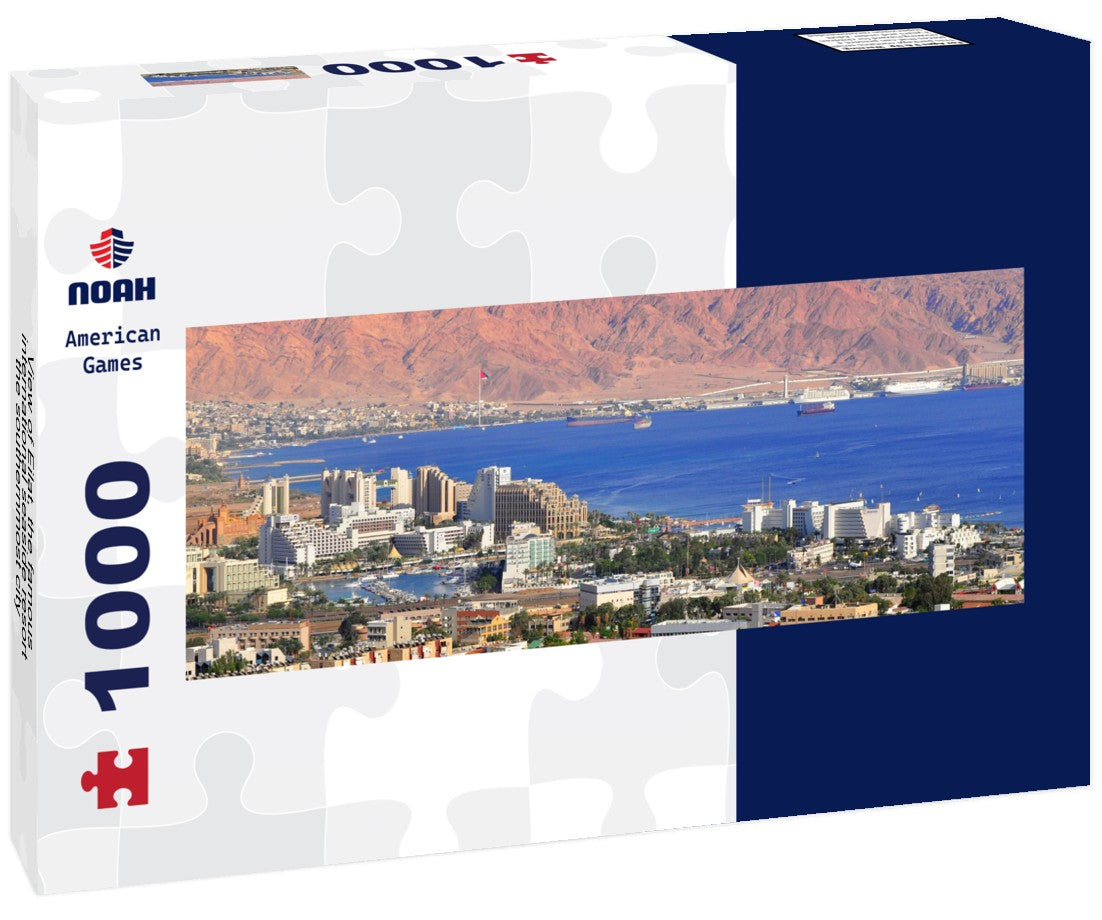 Noah Jigsaw Puzzle View of Eilat, the famous international seaside resort - the southernmost city in Israel Panorama 1000 Pieces