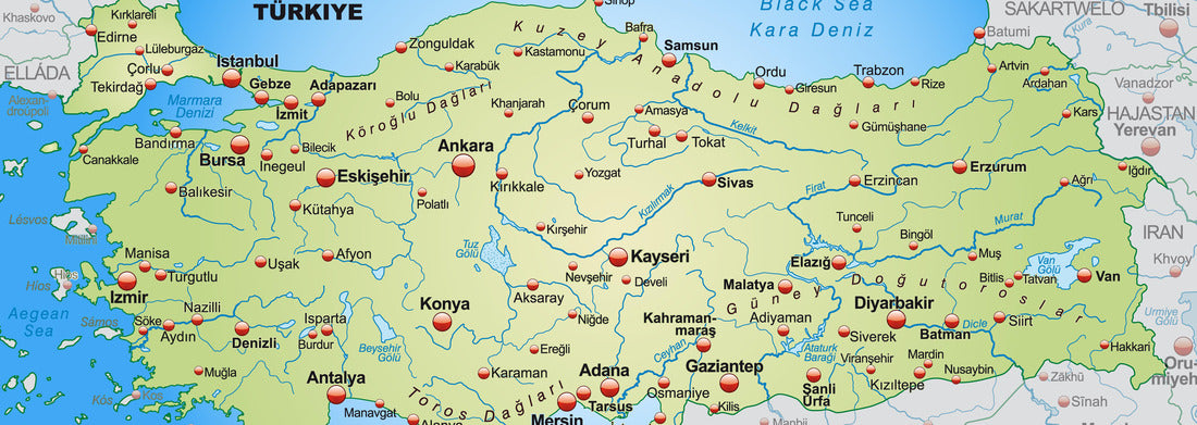 Noah Jigsaw Puzzle Map of Turkey Panorama 1000 Pieces