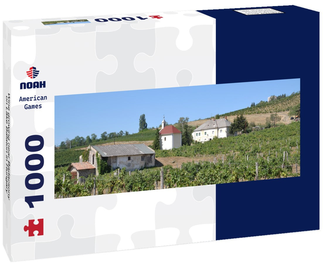 Noah Jigsaw Puzzle Wine growing near Badacsony on Lake Balaton in Hungary Panorama 1000 Pieces