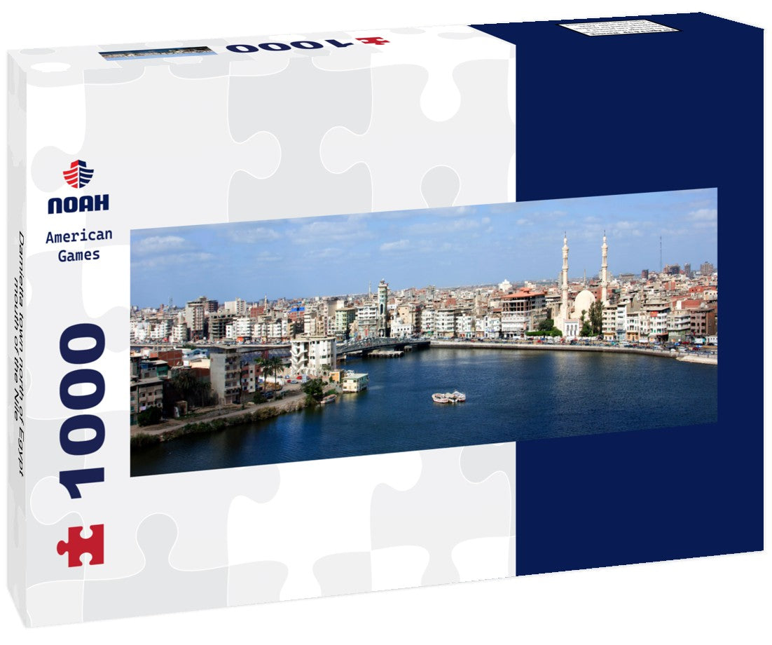 Noah Jigsaw Puzzle Damietta town north of Egypt, mouth of the Nile Panorama 1000 Pieces