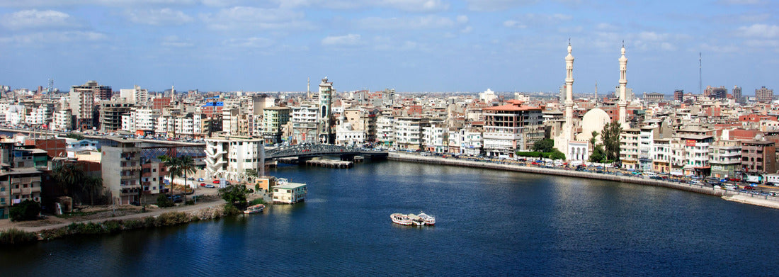 Noah Jigsaw Puzzle Damietta town north of Egypt, mouth of the Nile Panorama 1000 Pieces