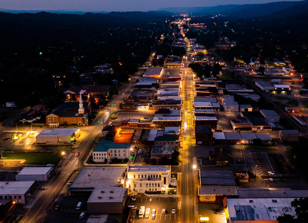 Downtown Fort Payne, Alabama