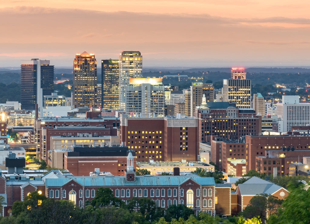 Birmingham, Alabama City Skyline