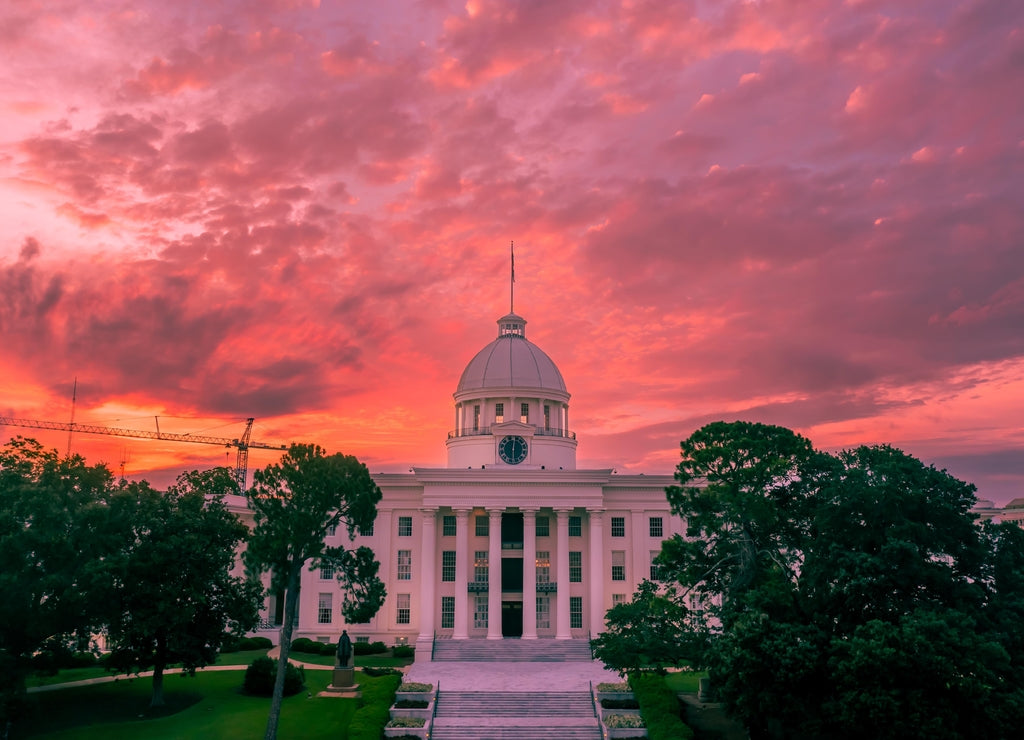 Alabama State Capitol at Sunrise