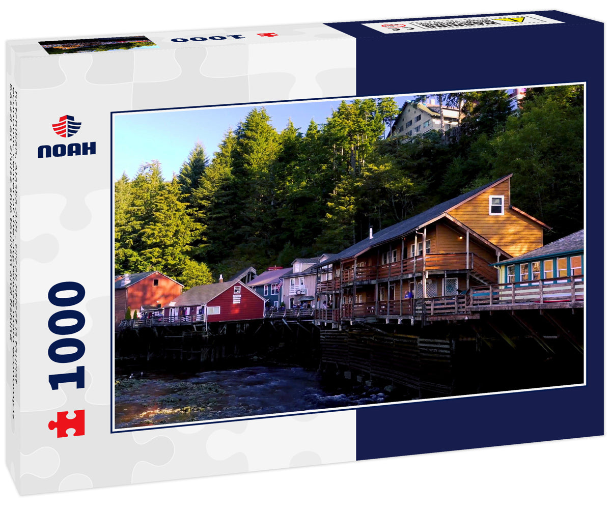 Ketchikan, Alaska /US - Creek Street is tourist economic center of the city whose main economy is based on cruise ship tourism and fishing