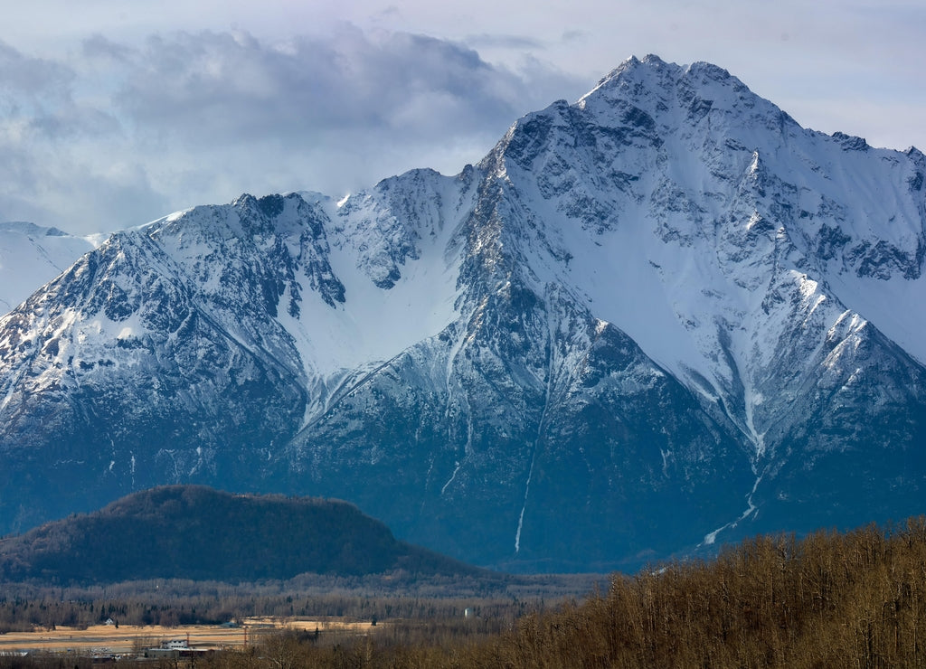 Pioneer Peak south of Palmer Alaska