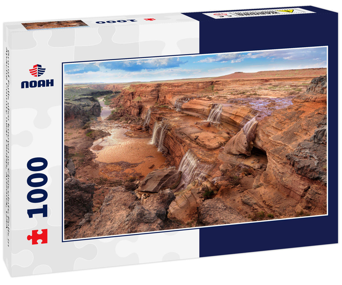 Grand Falls also known as Chocolate Falls in Apache County near Leupp, Arizona, USA