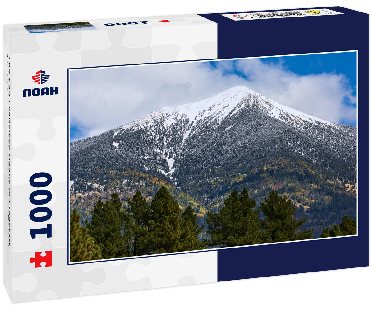 The San Francisco Peaks in Flagstaff, Arizona