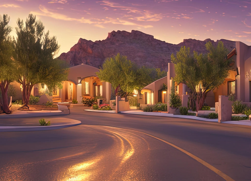 Deer Valley neighborhood in Phoenix, Arizona USA