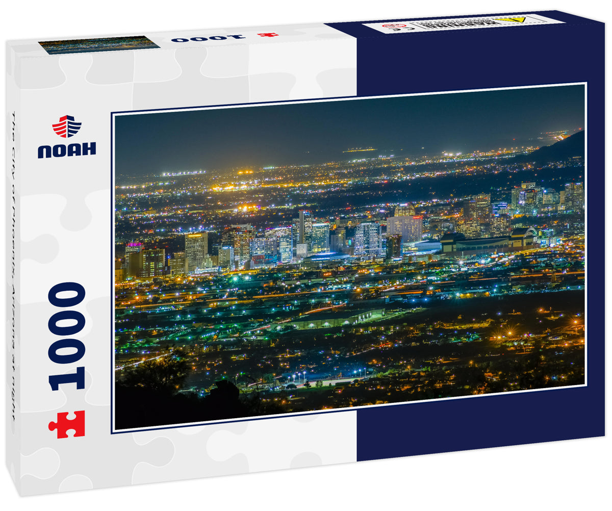 The City of Phoenix, Arizona at night