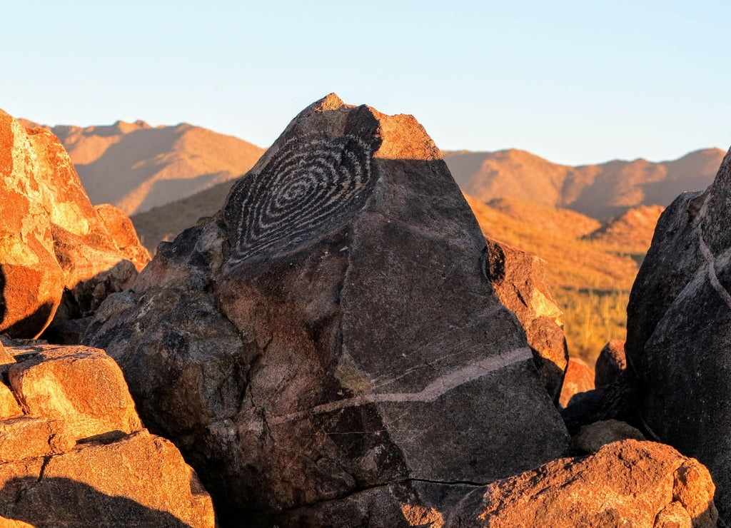 Saguaro National Park, Petroglyphs, Arizona