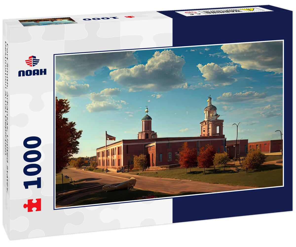 Fort Smith, Arkansas, United States. Destination Artist Depiction