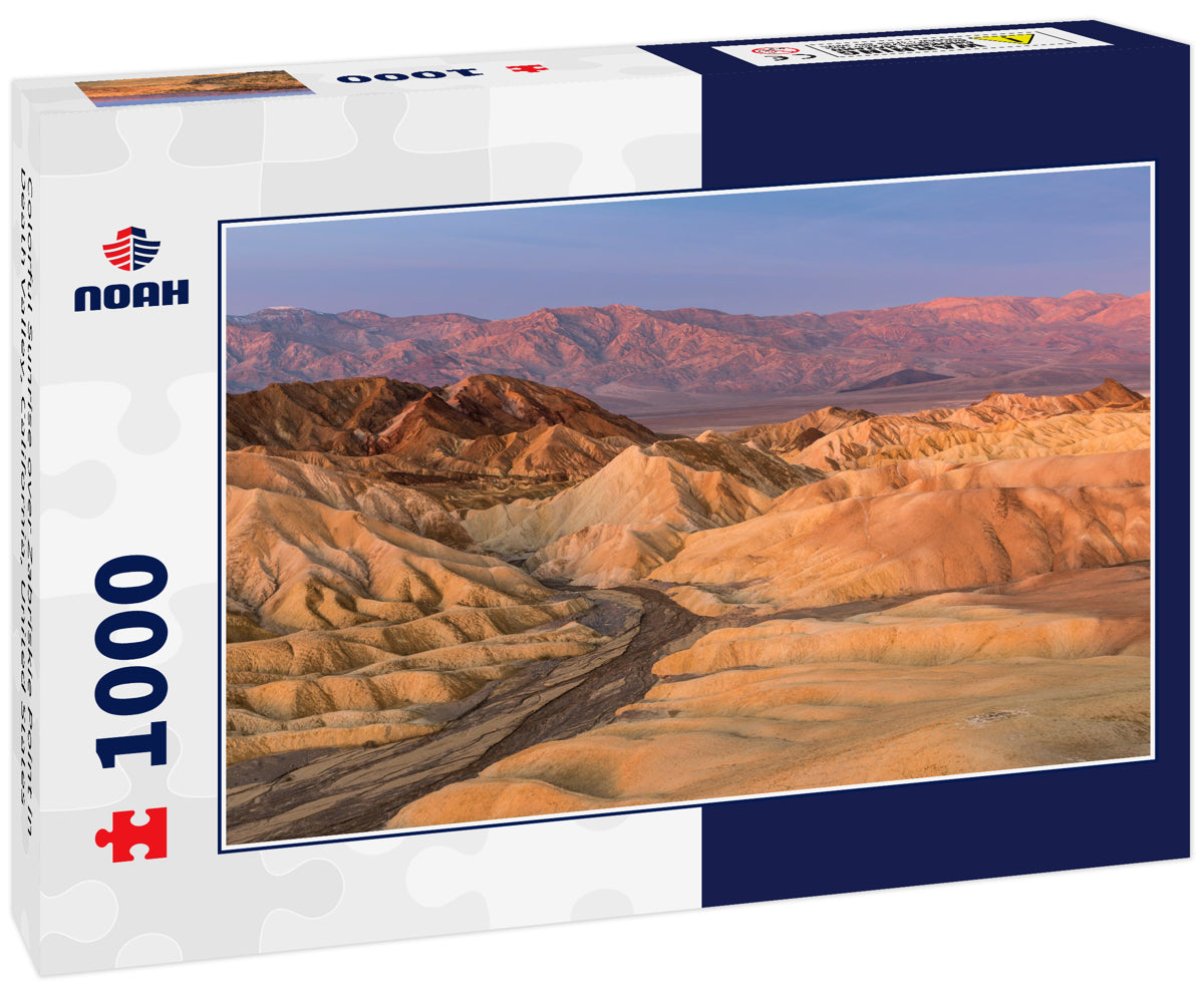 Colorful Sunrise over Zabriskie Point in Death Valley, California, United States
