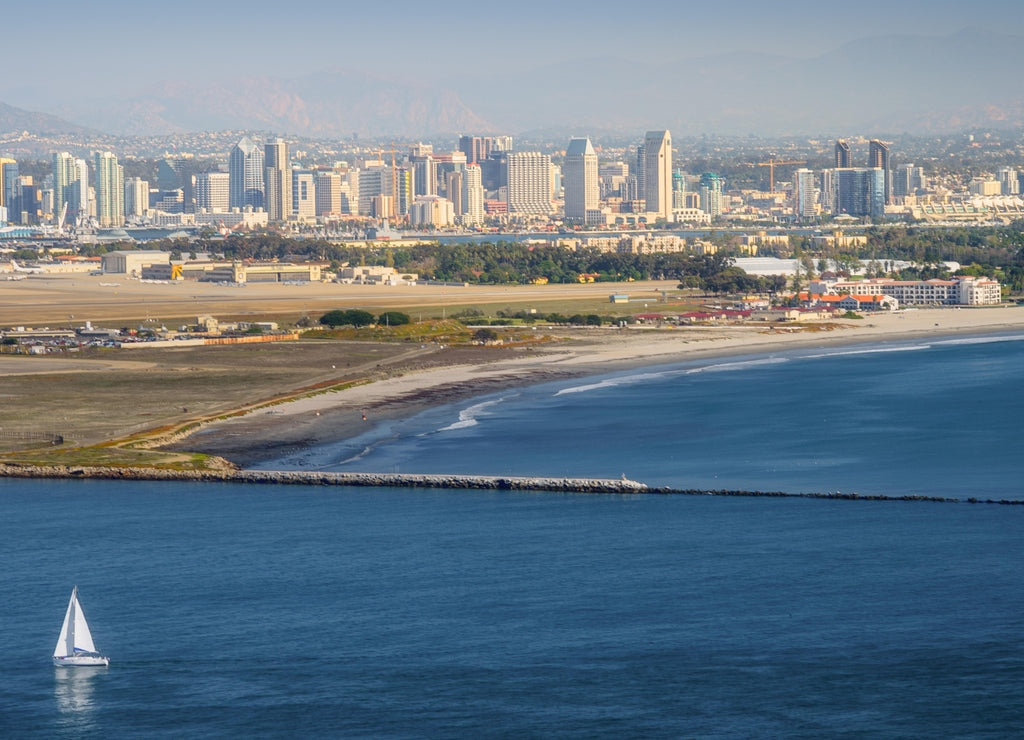 View to Sun Diego from Cabrillo National Monument, California