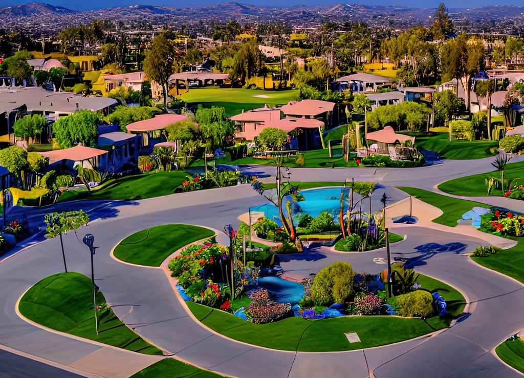 Ncfua Subarea Ii neighborhood in San Diego, California USA