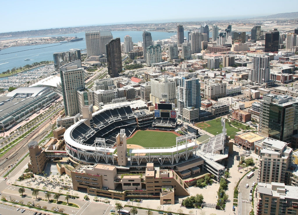 San Diego California - Padres, Petco Park Aerial