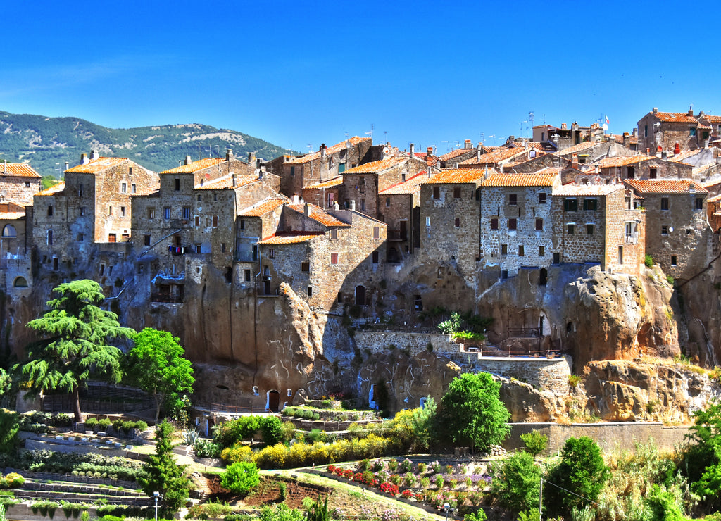 City of Pitigliano in the province of Grosseto in Tuscany