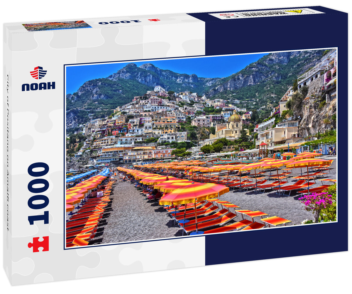 City of Positano on Amalfi coast