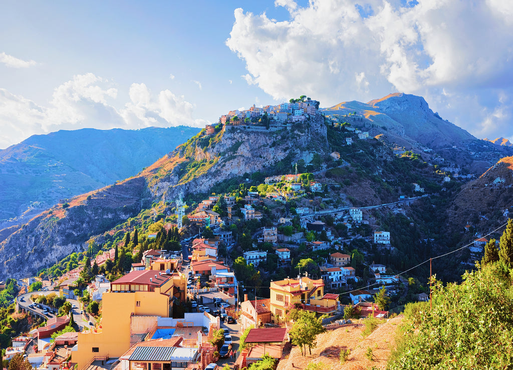 Mountain in Taormina Sicily