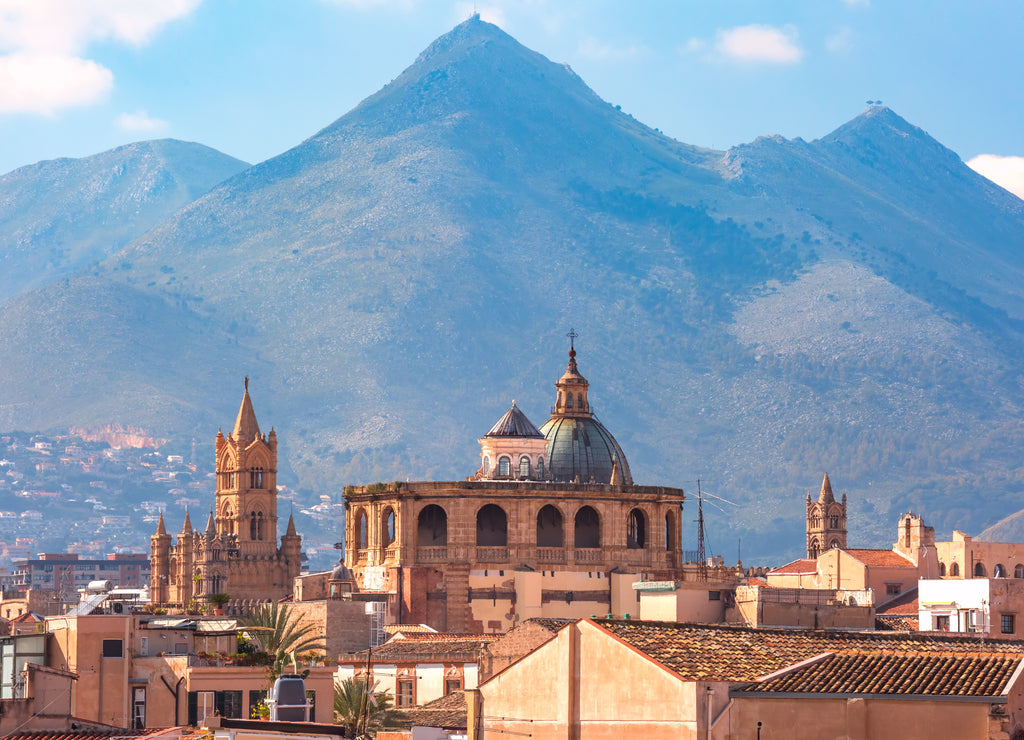 Palermo at sunset, Sicily