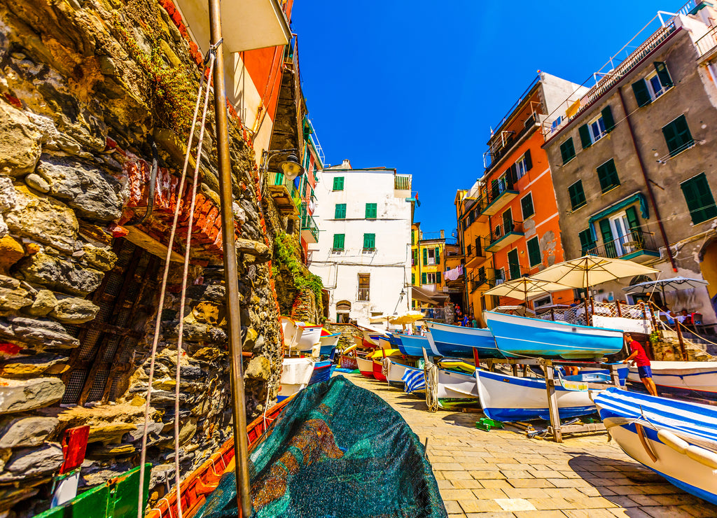 Riomaggiore, Cinqueterre, Cinque Terre National Park, Liguria
