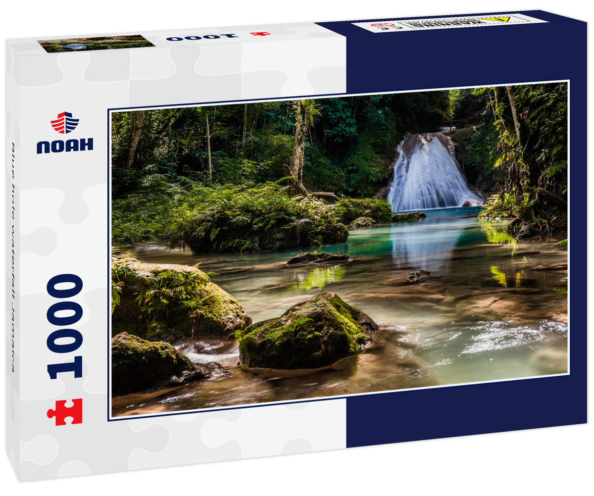 Blue hole waterfall Jamaica