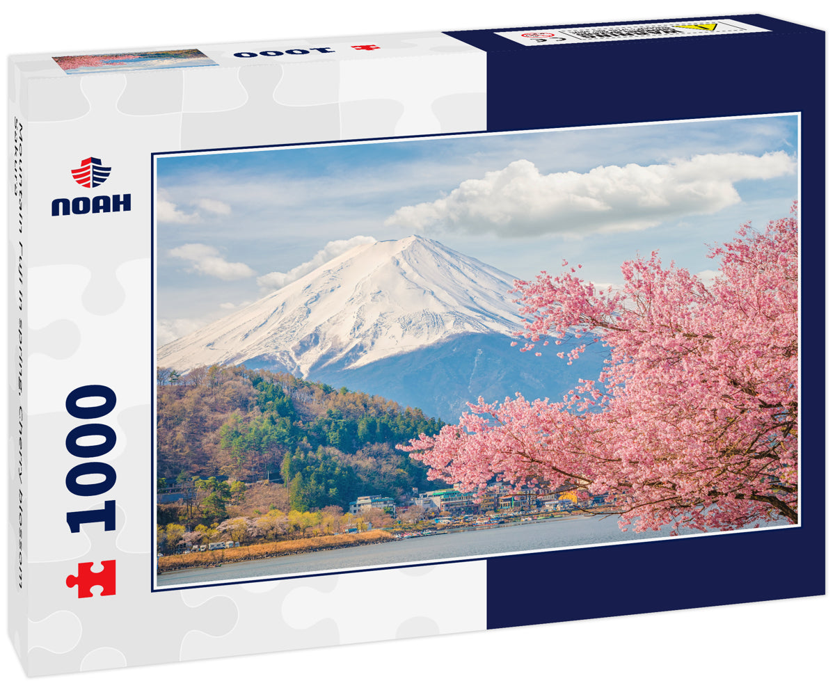 Mountain Fuji in spring, Cherry blossom Sakura