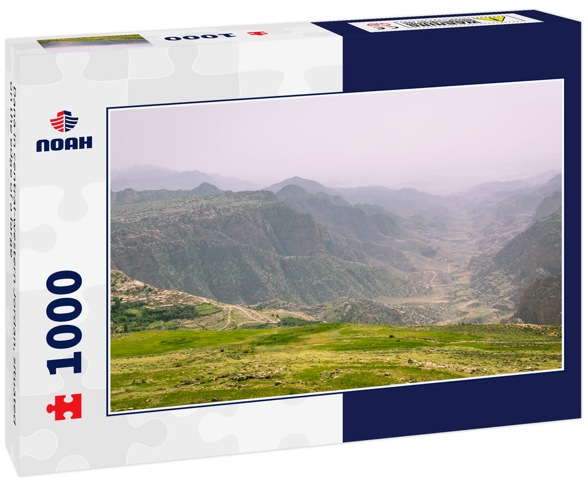 Dana in central-western Jordan, situated on the edge of a large