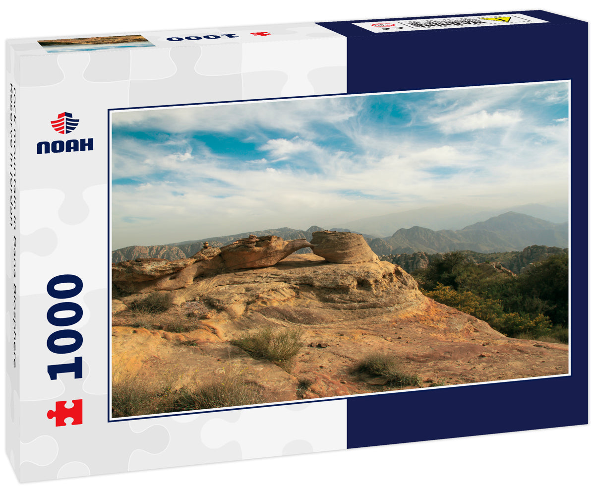 rock mountain in Dana Biosphere Reserve in jordan