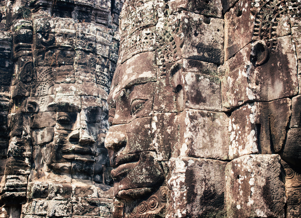 Faces of Bayon temple, Angkor, Cambodia