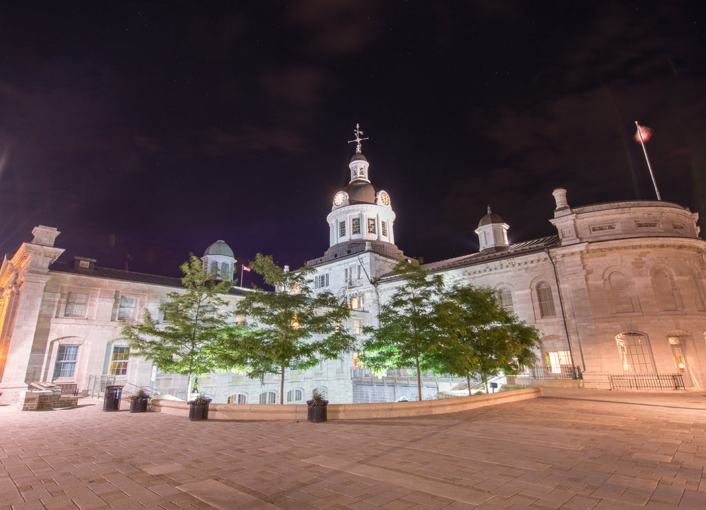 Kingston City Hall, Ontario at Night