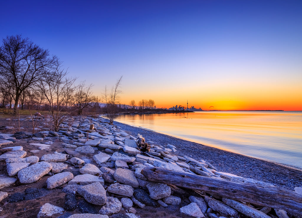 Sunrise at Humber Bay Park, Toronto, Ontario, Canada