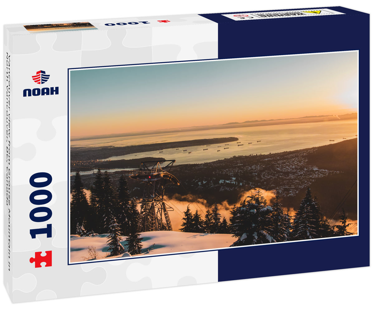 Vancouver view from Grouse Mountain in North Vancouver, BC, Canada