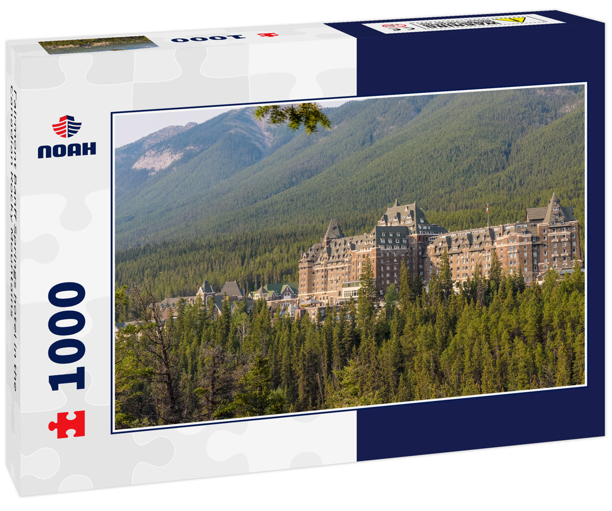 Fairmont Banff Springs hotel in the Canadian Rocky Mountains
