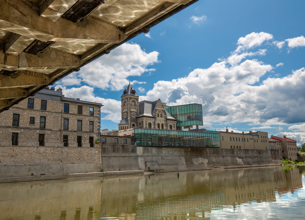 Historic city center of Cambridge, Ontario, Canada