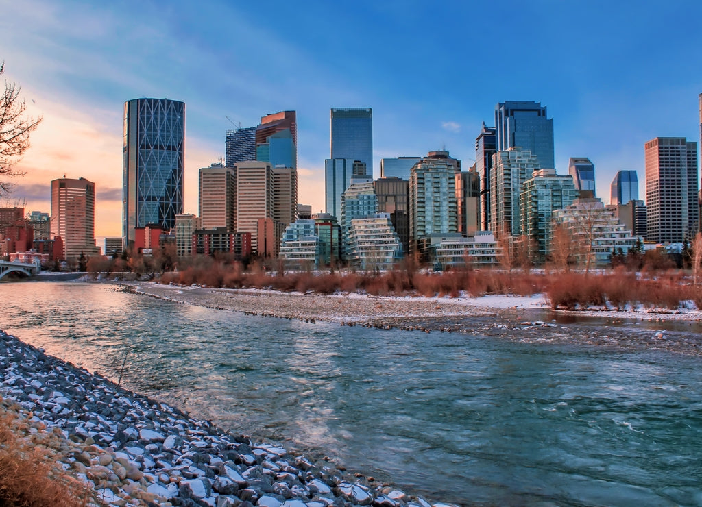 Calgary Skyline Riverside
