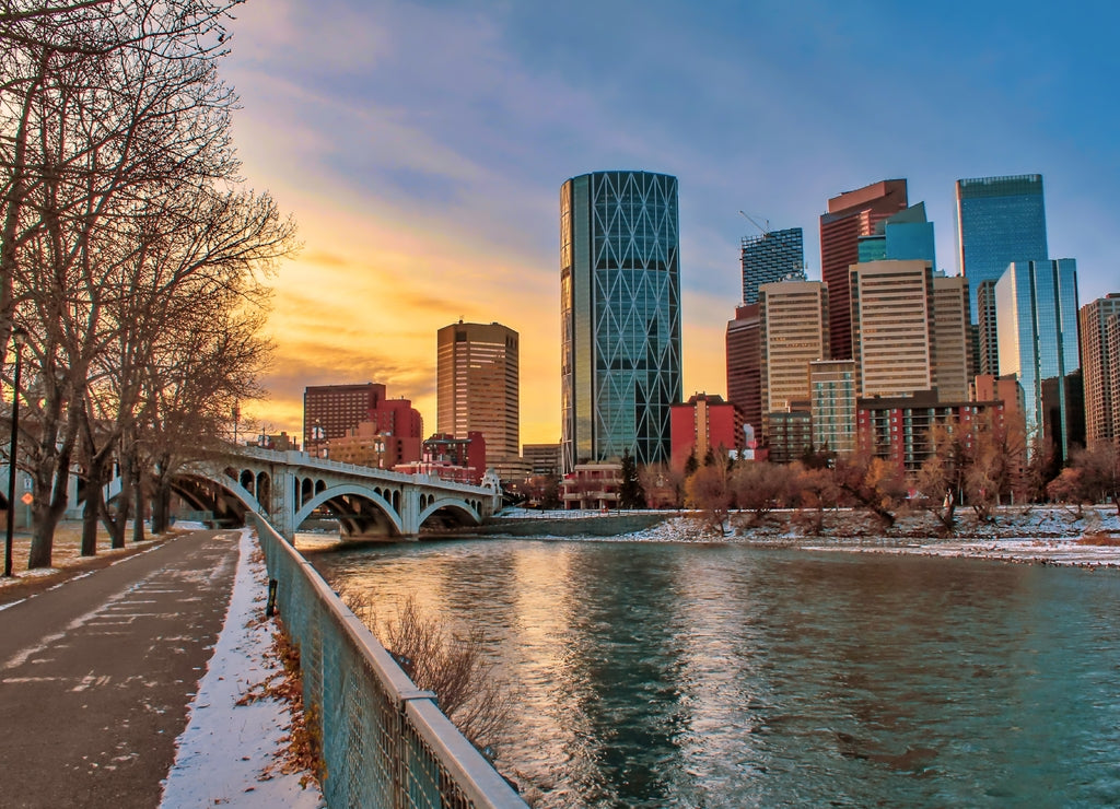 Calgary Skyline Riverside