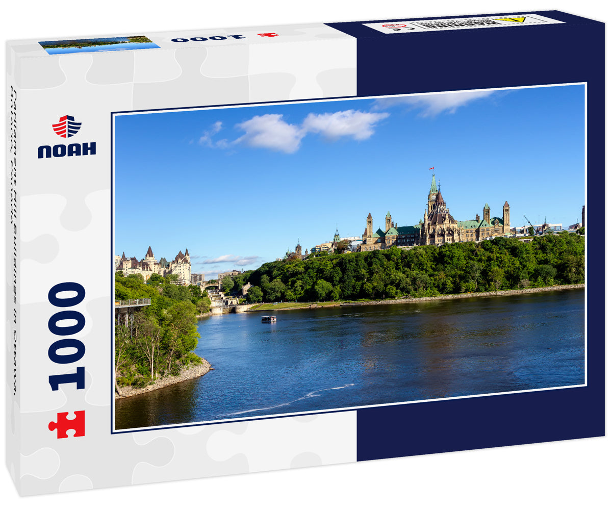Parliament Hill Buildings in Ottawa, Ontario, Canada