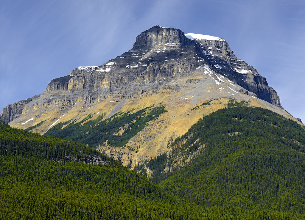 Mount Amery in Banff National Park - UNESCO World Heritage Site, Alberta, Canada