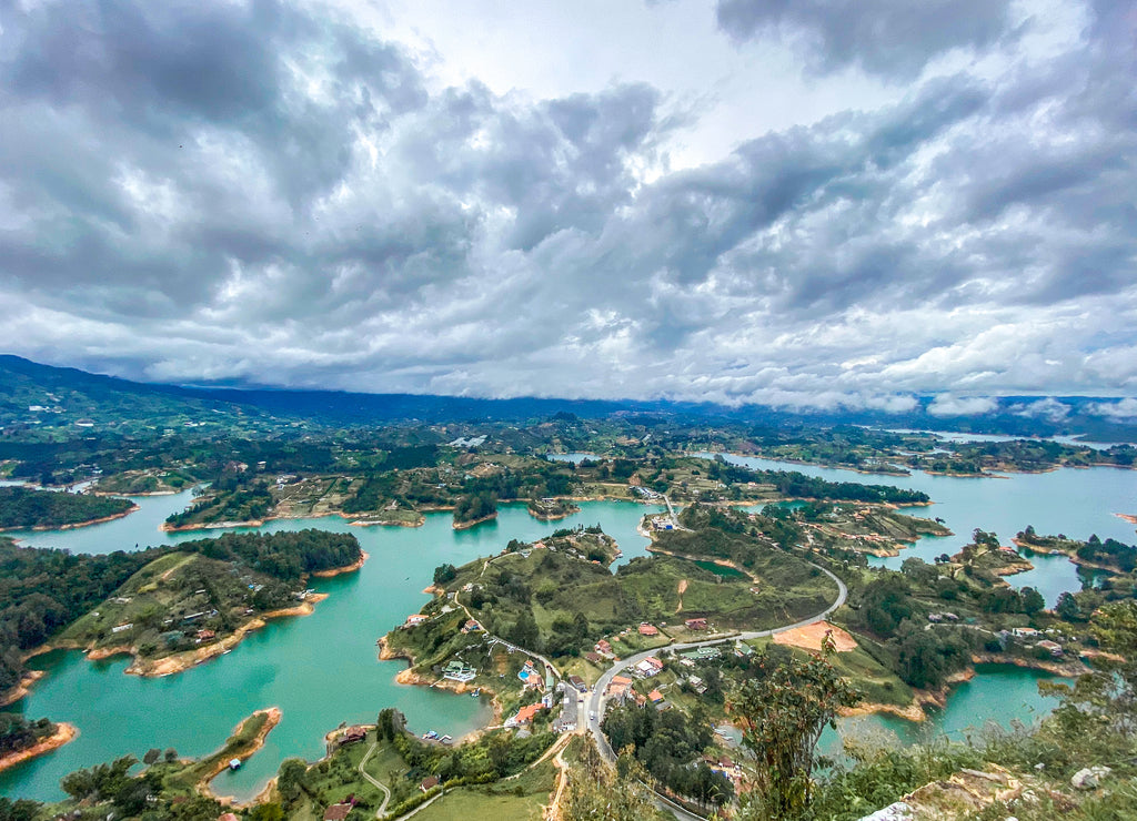 Piedra del Peñol in Guatape in Colombia