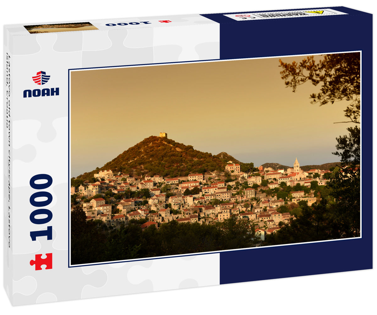 Lastovo old town cityscape, Lastovo island, Croatia