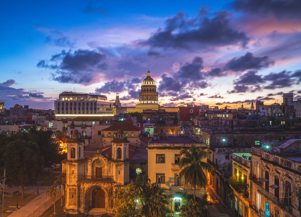 Skyline of Havana (Habana), capital of Cuba