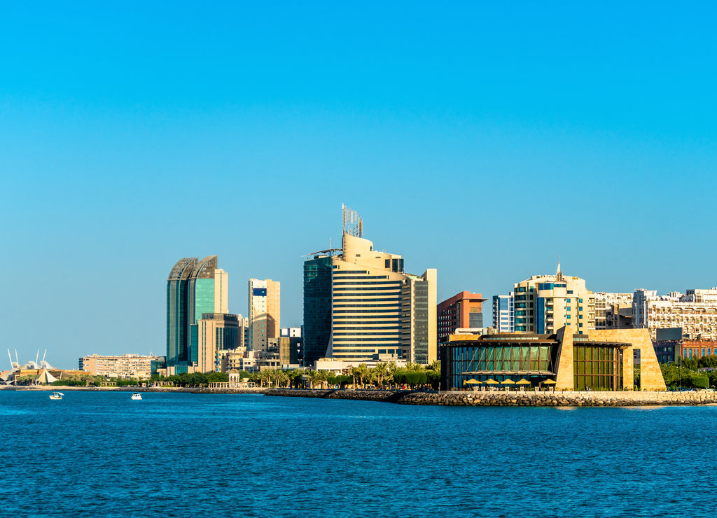 Skyline of Salmiya in Kuwait